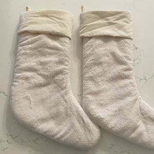 Pottery Barn Faux Fur Stocking